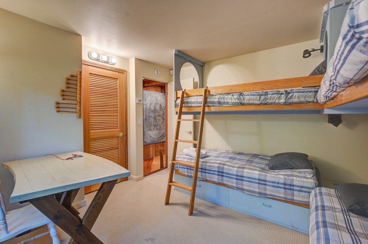 The kids love the double bunk beds!