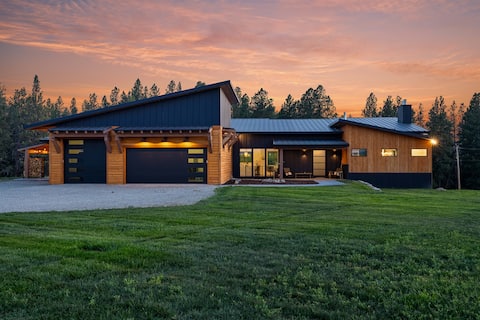 Stillwater River Lodge Mtn Modern Waterfront Home