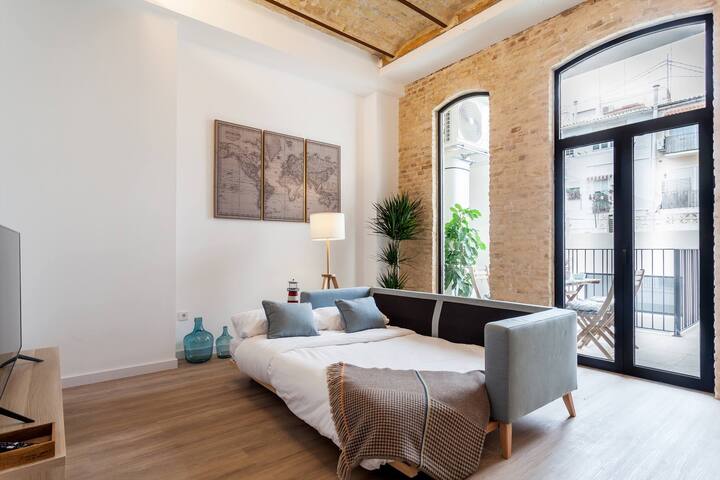 2bd Apt with Terrace. Ruzafa 1b gallery image 5