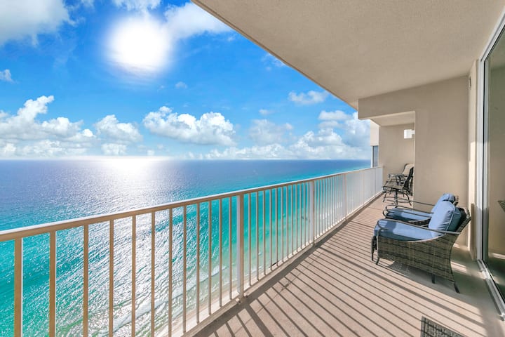 Gulf Front-heated Pool-by Pier Park~tidewater2409 - Panama City Beach, FL