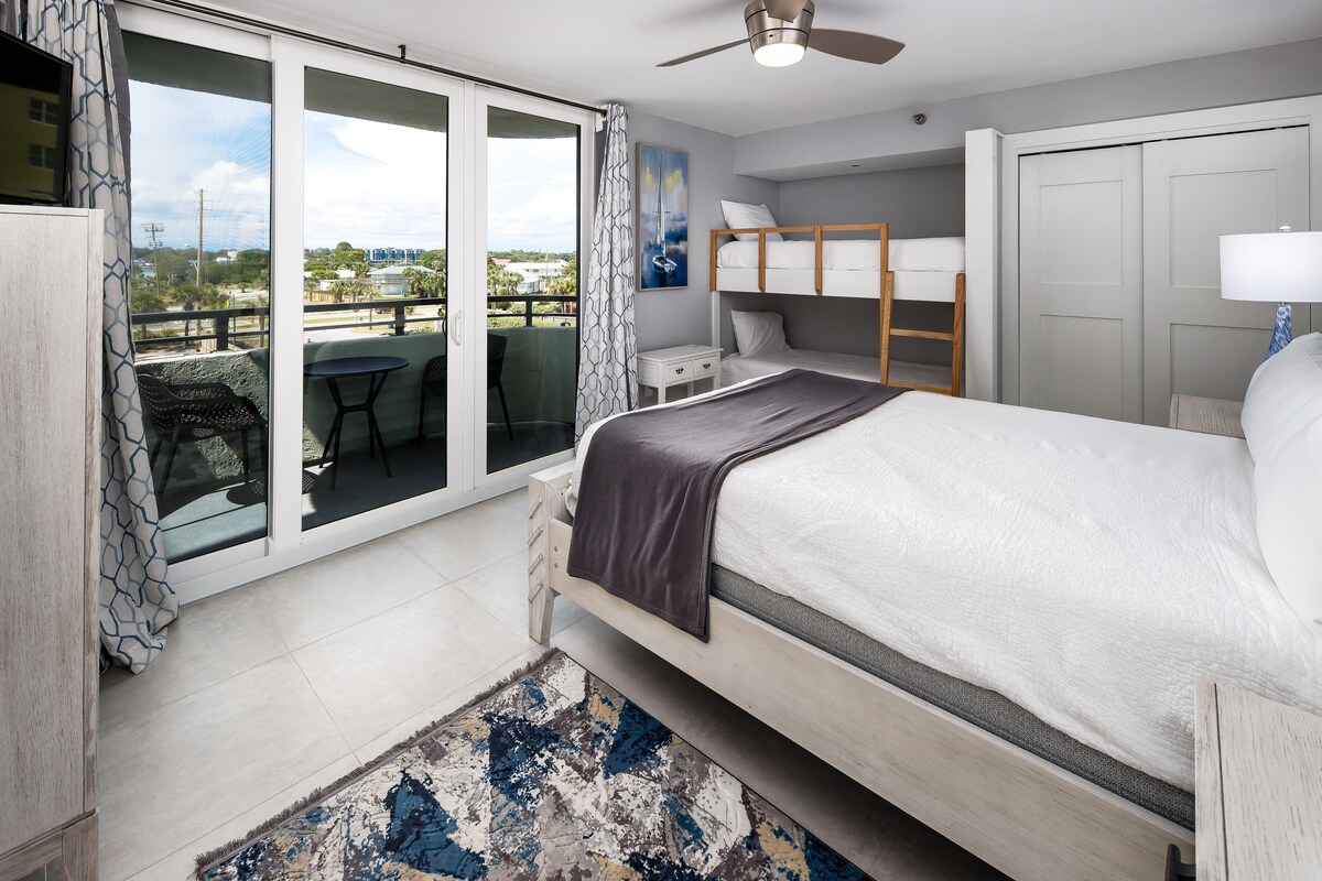 Cama de huéspedes y literas