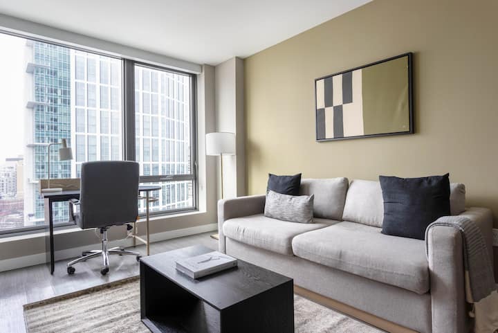 Blueground | N Station, W/d & Gym, Nr Restaurants - Boston, MA