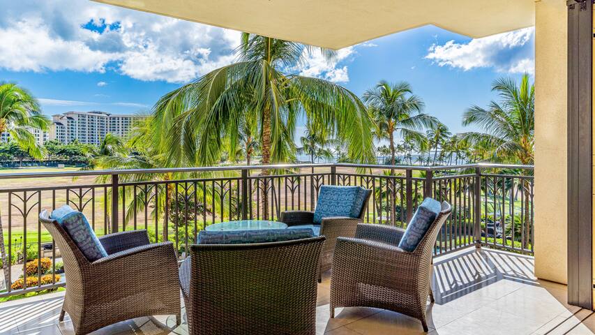 Ko Olina Beach Villas B403: Ocean & Pool Views