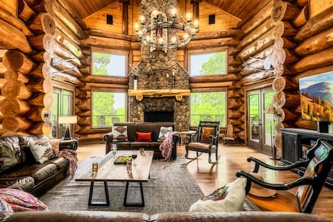 LrgLodge | View | FirePit | HotTub | Gm Rm | Bears