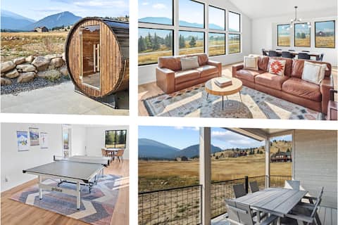 5BR (4 King En-Suites) w/ Sauna, Game Room, Views