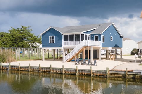 Turtle Bay | New Coastal Home w/ Screened Porch
