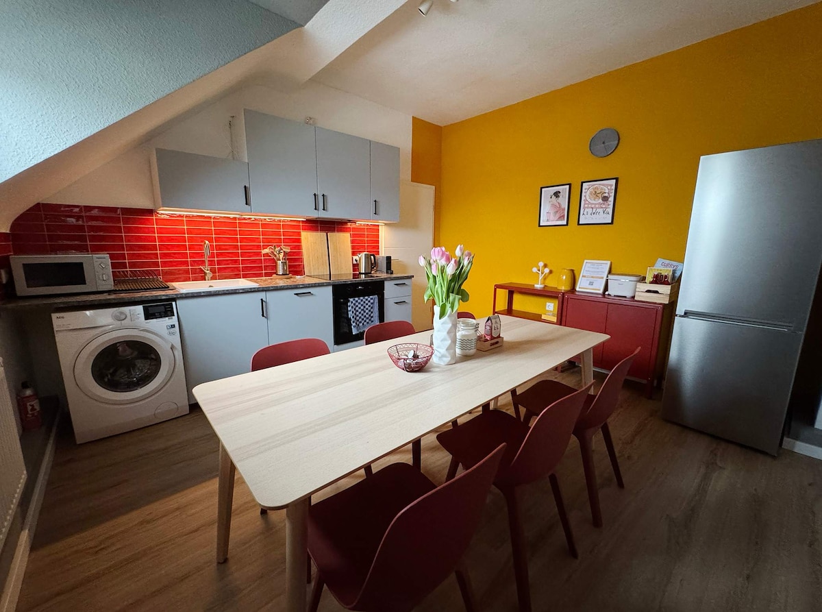 Top performing Airbnb: Big flat with fresh renovation,free parking,SonyPS in Laar