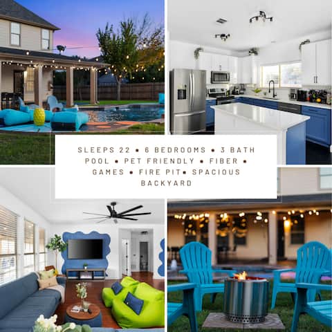 Large Groups' Luxury House | Pool | Sleep 22