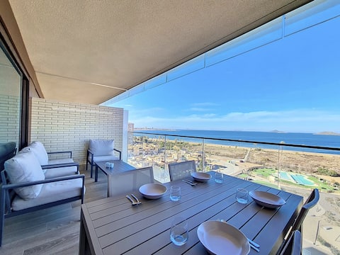 Frontline with Sea and Pool Views, Parking