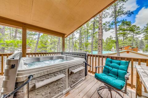 Furnished Deck + Game Room: Ruidoso Home!