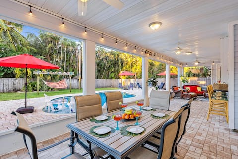 Cape Calypso! Heated Pool*Coastal Lux*Beach Bikes