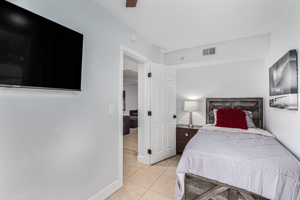 Slaapkamer 8, twee eenpersoonsbedden