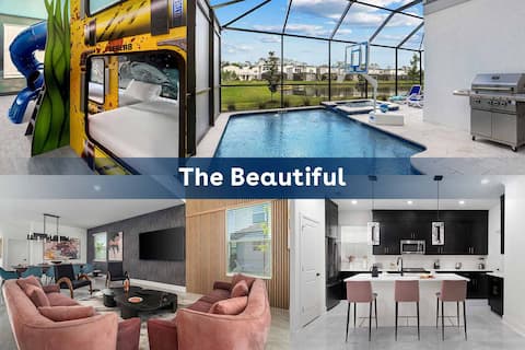 Popular Airbnb listing: The Beautiful | Fab NEW home steps from Universal in Florida Center