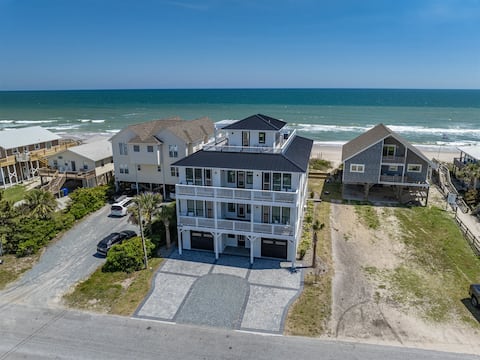 The Turtle's Palace- Oceanfront - Pool - Hot Tub -