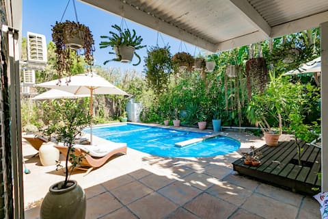 Curated Home with Pool Quiet Neighborhood