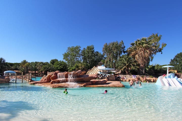 Plage à 800 M | Parc Aquatique Xxl | Camping 4* - Agde