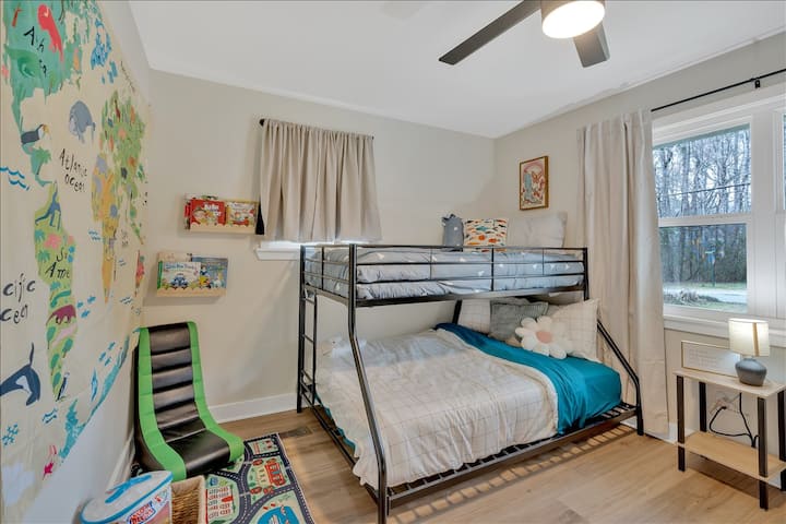 chambre à 3 espaces de jeu
