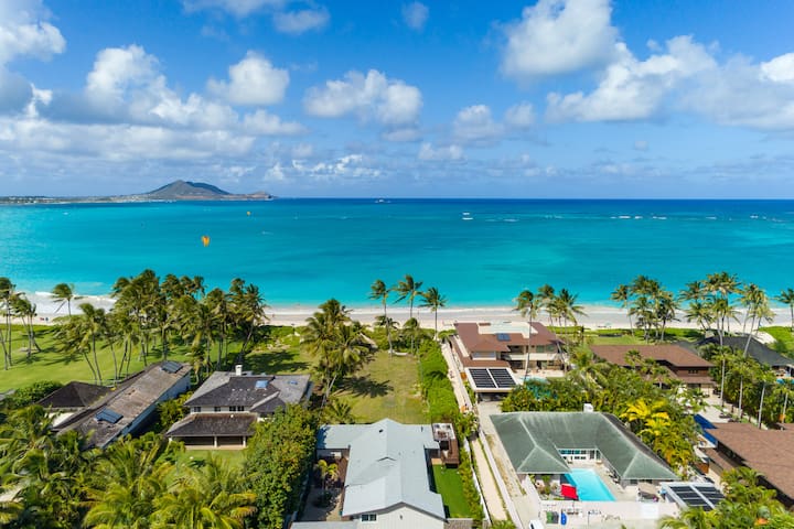 Hale Oahu Estate- Kailua BeachFront- Lic. Rental #