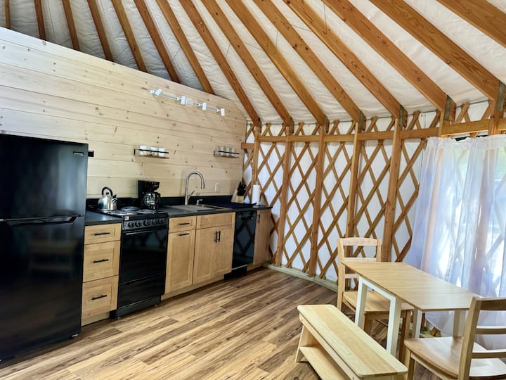 Evergreen Yurts Hemlock #2, Bar Harbor New Listing - Bar Harbor, ME