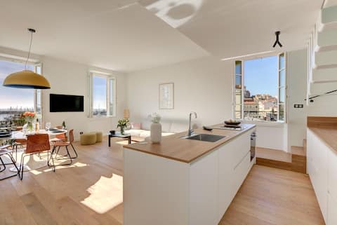 Upstays - Luxury T3 - 50m Palais - Balcony - A/C