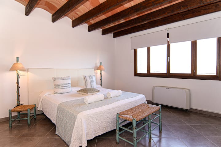 рустикална вила, пространа, малорка, Синеу