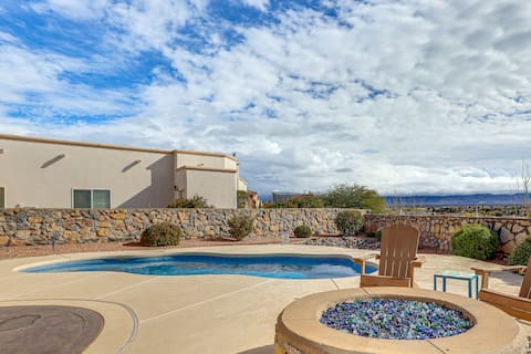 Las Cruces Home w/ Mountain Views & Private Pool!