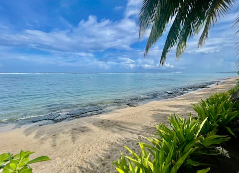 Pae Miti Beach house - white sand beach - Tahiti