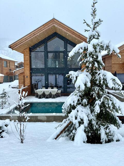 Panorama Ferienhaus # 8 with Sauna & Pool