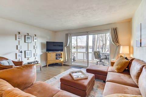 Lakefront Moneta Home w/ Community Dock!