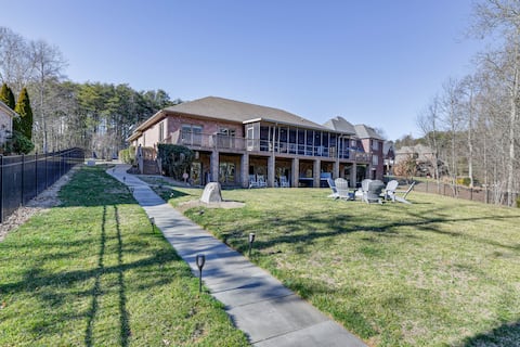 Waterfront Lake Norman Retreat w/ Dock + Hot Tub!