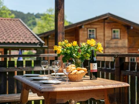 Two rustic chalets for small travel groups
