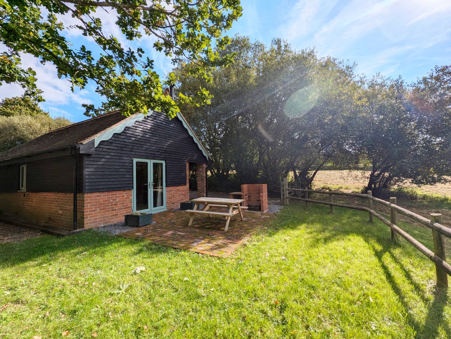 The Stables, Wickham - eine Scheunenwohnung für 2 Gäste in 1 Schlafzimmer