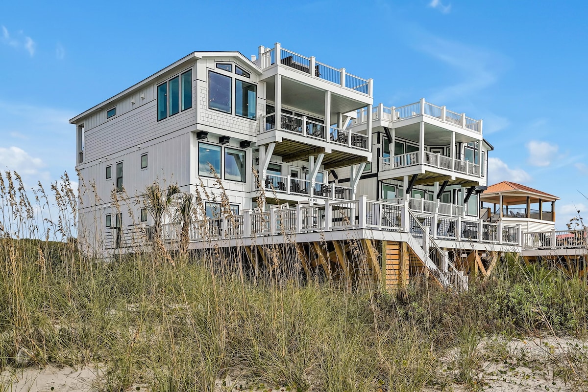 【新春セール①③】シンデレラアクアマリン＆ペリドット・ガーネット Oceanfront Suite Caroline in Oak Island - Houses for Rent in Oak