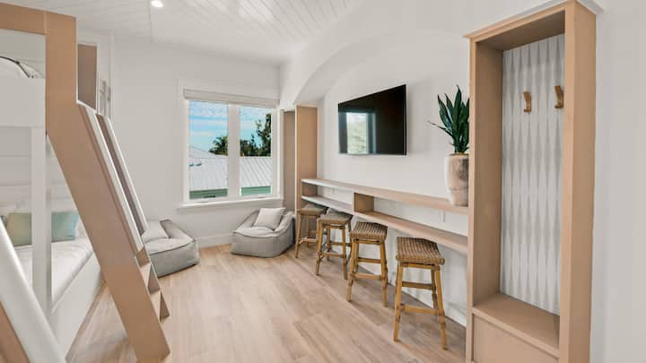 Dormitorio 7 - literas tamaño queen/queen y baño privado