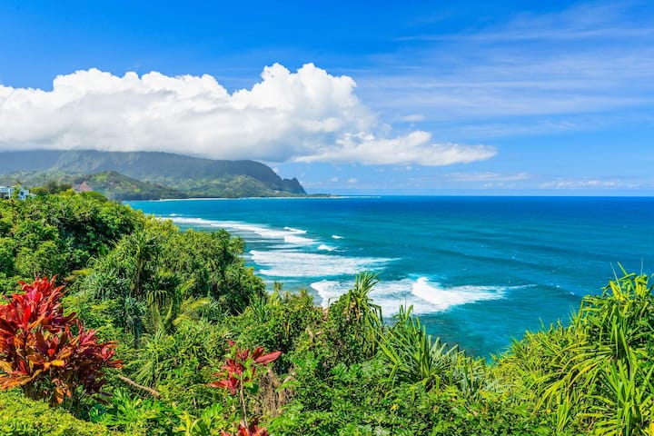 Pali Ke Kua 121 Offer Stunning Oceanfront Views - Princeville
