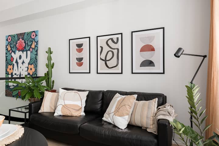 Borg Itäpuisto | Downtown Urban Loft 3-room, 2 Tvs - Pori