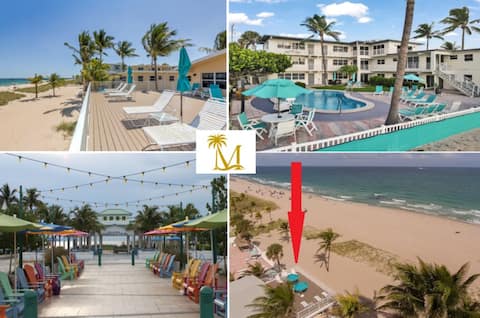 Beachfront Penthouse~Private Deck View~Heated Pool