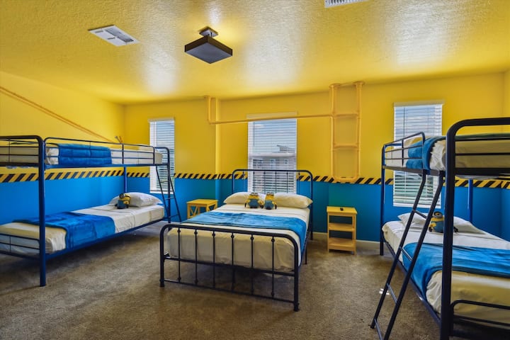 Minions-ის თემატური საძინებელი