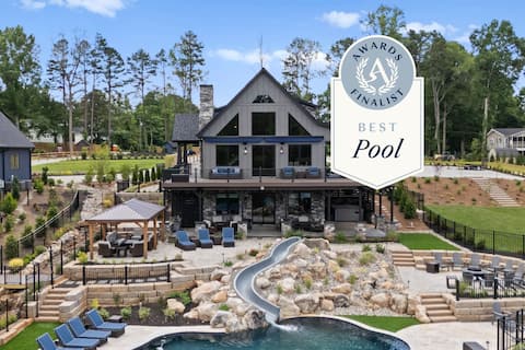 Gray Fox Lodge AvantStay | WATER SLIDE! Pool lake
