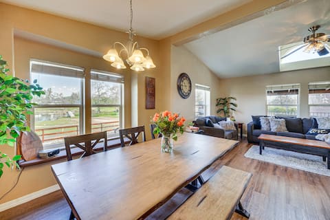 Covered Patio: Lincoln Vacation Rental!