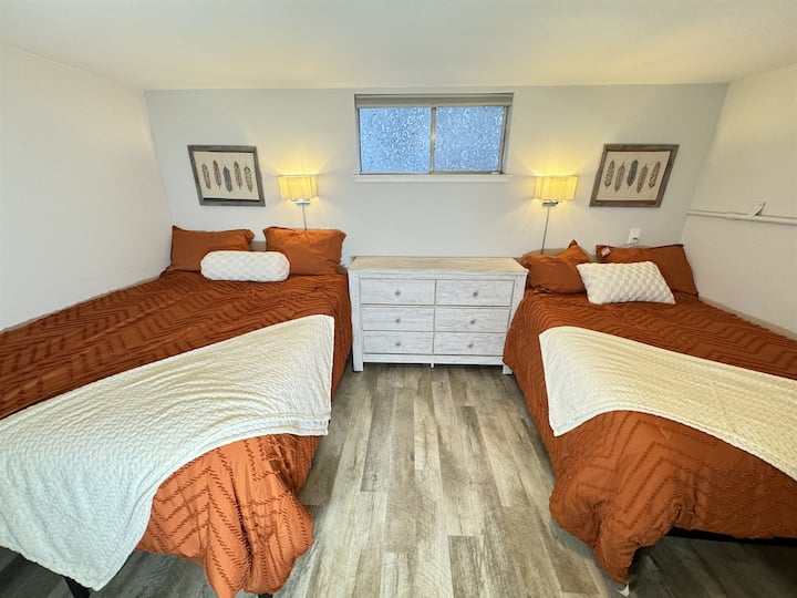 Queen & Full Bedroom #3.  Sleeps 4