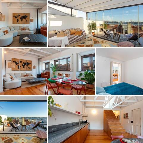 Luxurious Loft with Bridge-View Rooftop in Lisbon gallery image 2