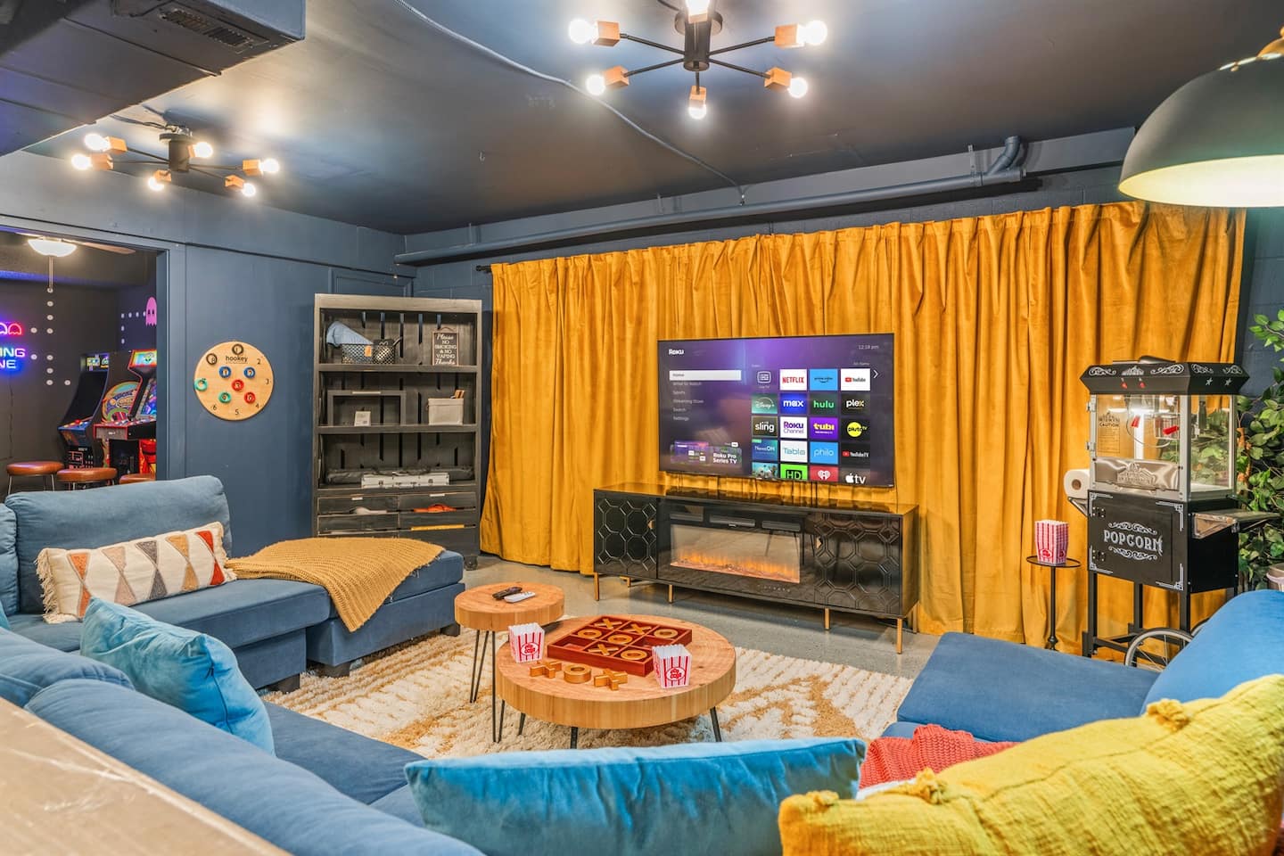 Grab a board game off the shelf or just claim a seat