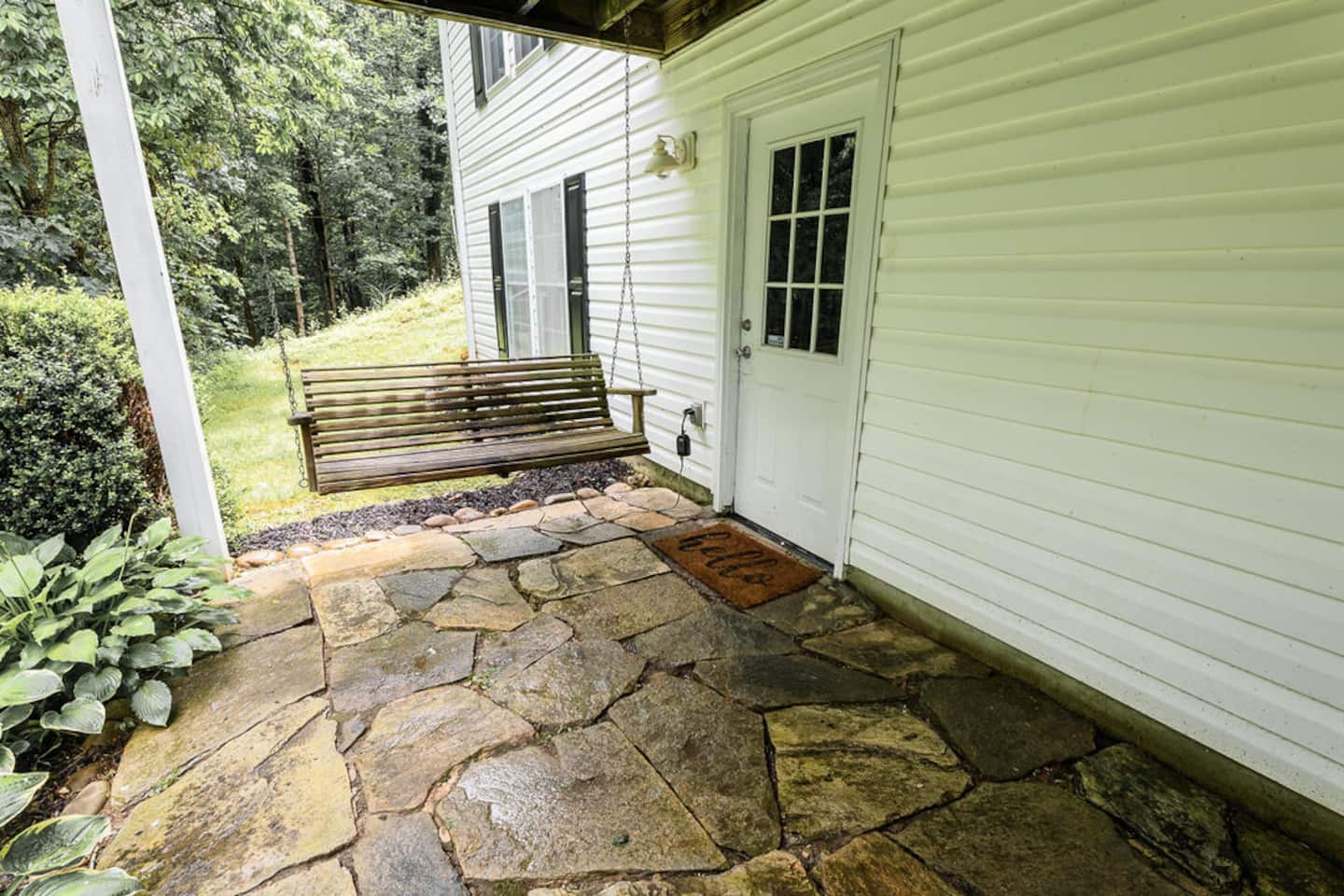 Take your coffee out to the porch swing and rock there for a while before anyone else in the house is awake