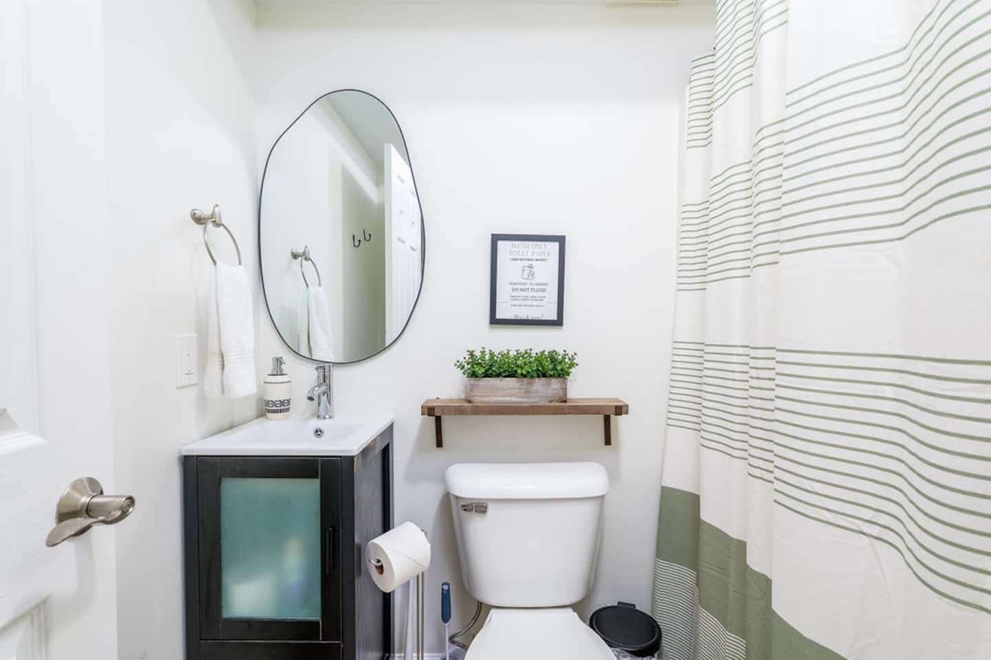 You get your own en suite in the lower-level master, private and attached, so you're never walking down the hall in your robe