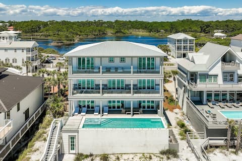 Gulf Front ~ Pool ~ Golf Cart