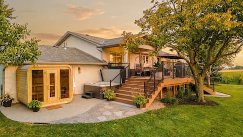 Vineyard Sunset House | Views | Hot Tub | Sauna