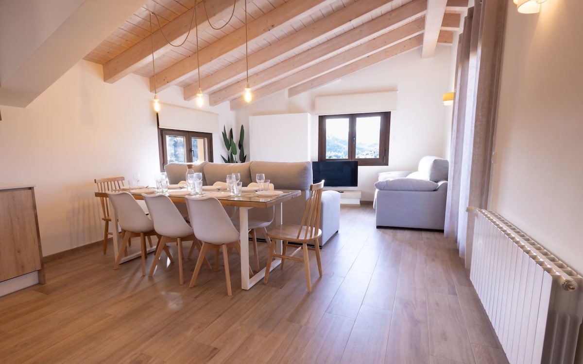 El sueño del Búho 4. Penthouse with fireplace and terrace. 3