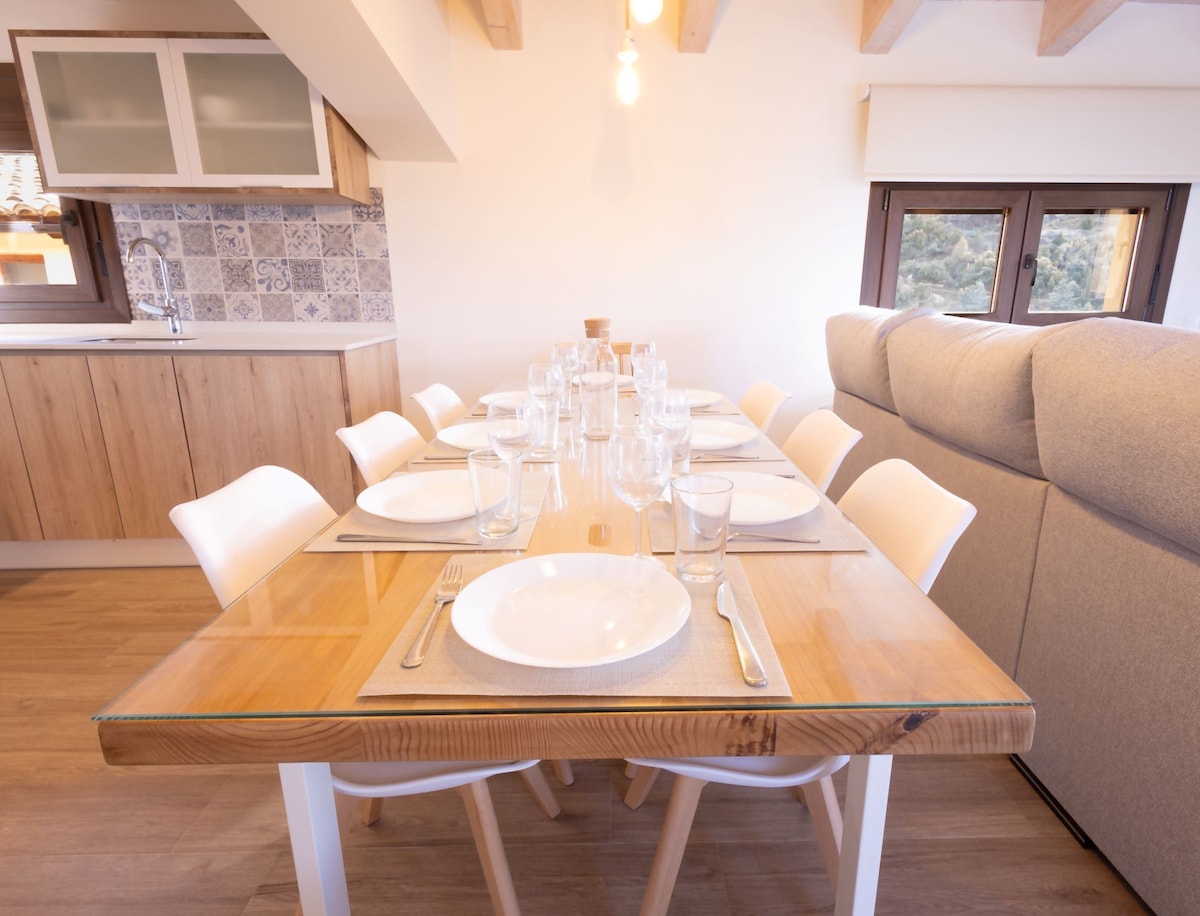 El sueño del Búho 4. Penthouse with fireplace and terrace. 4