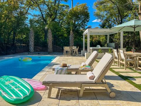 LUXE Oceanside Home | Pool~Spa~Golf Cart~Beach